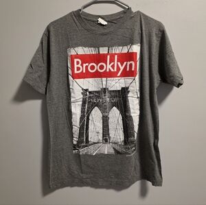 City Threads Gray Brooklyn Graphic Tee